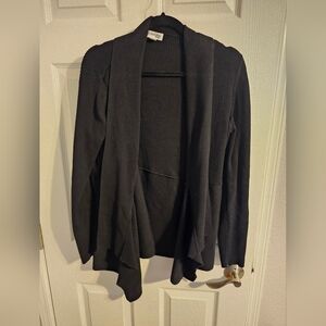 St. John's Bay Women's Charcoal Cardigan Sweater